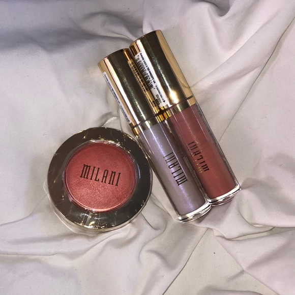 Milani Other - Milani Luminoso Baked Blush & Lip Plumper Bundle